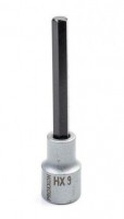 Proxxon 1/2\" Drive Socket with Hex Bit - 9mm x 100mm - 23466