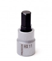 Proxxon 3/8\" Drive Socket with Hex Bit - 11mm x 50mm - 23573