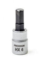 Proxxon 1/4\" Drive Socket with Hex Bit - 6mm - 23749