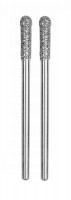 Proxxon Ball-Shaped Diamond Coated 3.2mm Grinding Bits 2pc - 28234