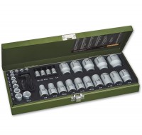 PROXXON Imperial Socket and Bit Set - 36pc (1/4\" + 1/2\")