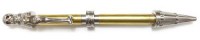 Charnwood Pirate Skull Twist Pen Kit - Antique Silver