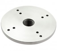 Record Power CWA74 - 6\" Diameter Steel Faceplate (1-1/4\" x 8TPI Left Hand Thread)