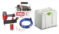 Senco AC4504 Silent Compressor and FinishPro 18Mg Brad Nailer Starter Kit 110V with Festool Systainer