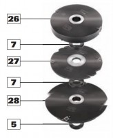 Trend Modular Window System BOTTOM TENON OVOLO DISC 233X20X30 Tool Number 28