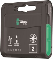 Wera Bit-Box BiTorsion Bits PZ2 x 25mm 20 Piece